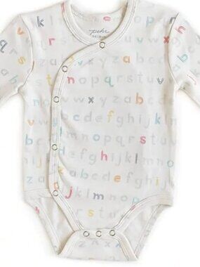 Pehr Alphabet Print One Piece. Sz 12-18 months.